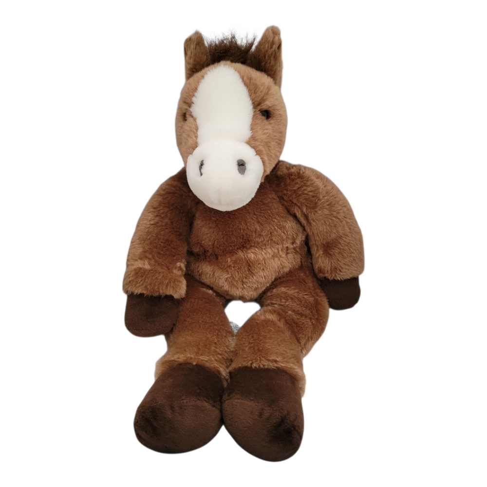 Vtg Build A Bear Workshop Brown Horse Plush Stuffed Animal 18" RETIRED